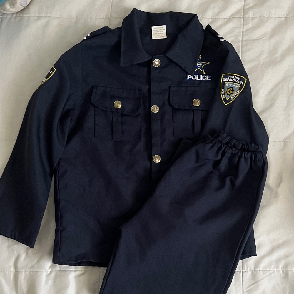 Kids Police Costume Set